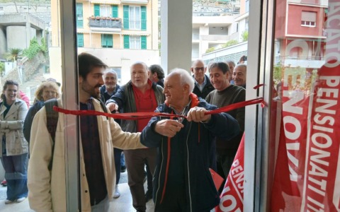 Inaugurato a Bogliasco nuovo ufficio del Sindacato Pensionati Cgil