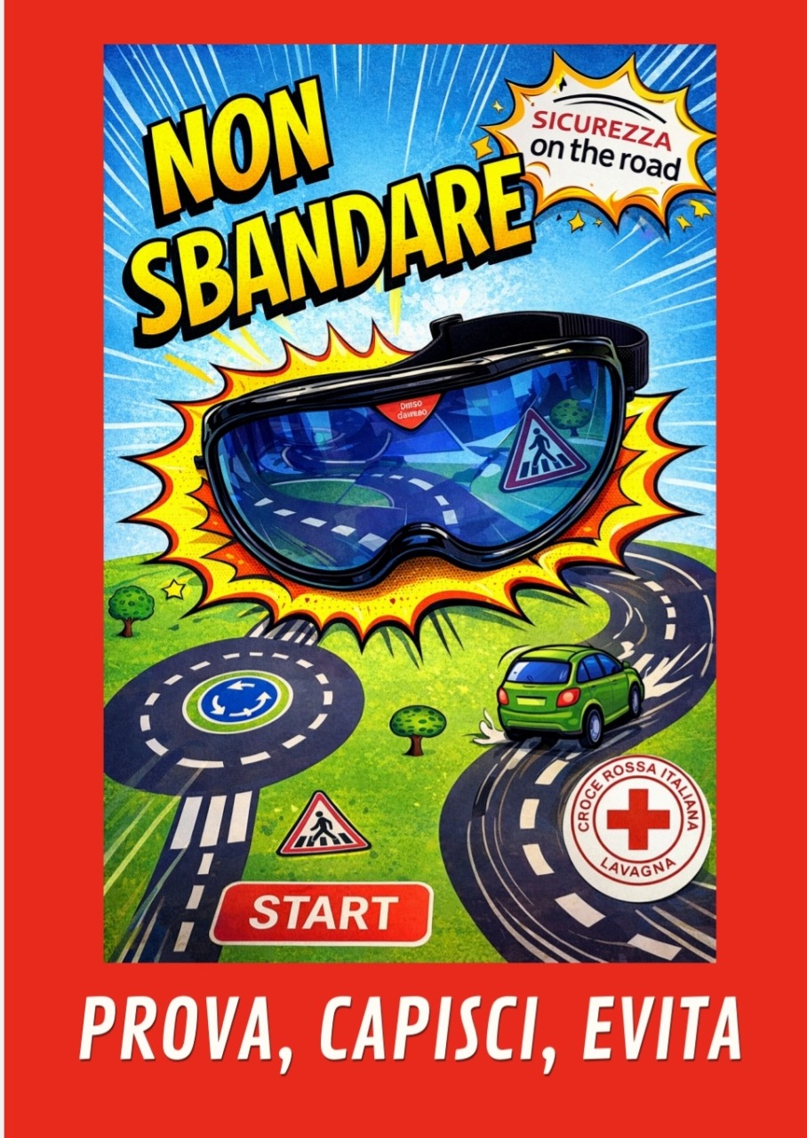 “Non sbandare!”, la Croce Rossa di Lavagna scende in campo per la sicurezza stradale