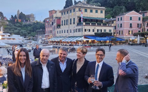 Portofino, compleanno in piazzetta per Piersilvio Berlusconi