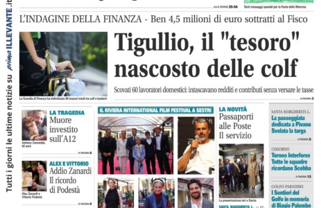 Il Nuovo Levante da oggi in edicola