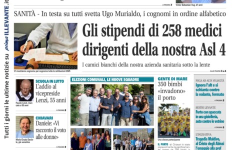 Il Nuovo Levante da oggi in edicola