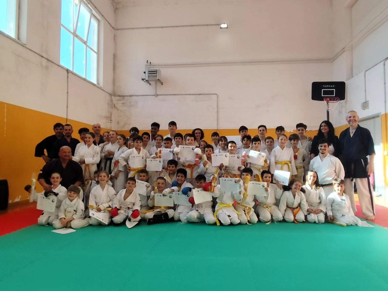 Rapallo, esami di cintura per gli atleti del Dojo Nami