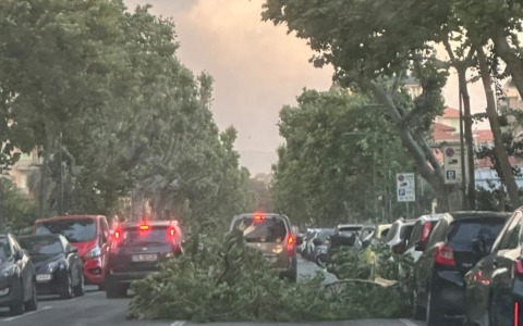Forte vento nel Tigullio, mareggiata e disagi lungo la costa