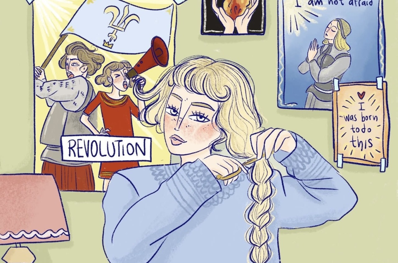 Dall’atelier di Lavagna alla Feltrinelli: Carlotta Sangaletti reinventa Giovanna d’Arco