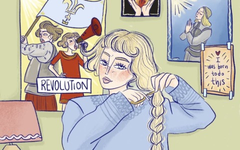 Dall’atelier di Lavagna alla Feltrinelli: Carlotta Sangaletti reinventa Giovanna d’Arco