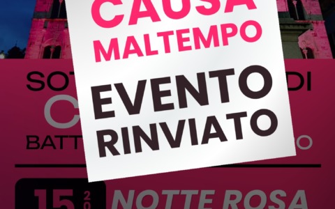 Chiavari, rinviato il Dj Set della notte rosa per maltempo