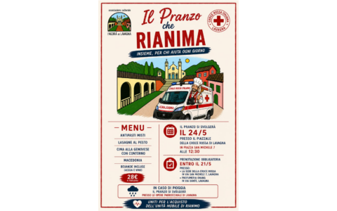 “Il pranzo che rianima”: l’appuntamento a favore della Croce Rossa di Lavagna