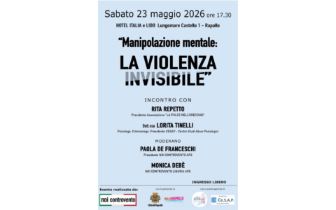 A Rapallo un incontro sulla manipolazione psicologica