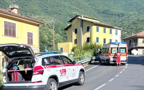 Carasco, motociclista cade a Terrarossa: trasportato in ospedale in codice giallo