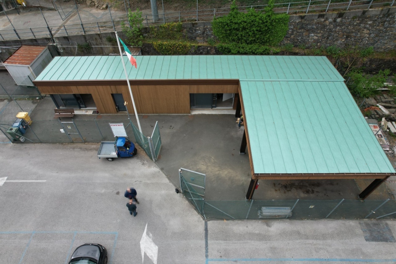 Santa Margherita Ligure, ultimati i lavori al tetto della sede della Protezione Civile