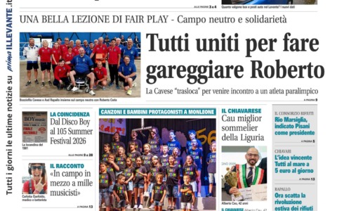 Il Nuovo Levante da oggi in edicola