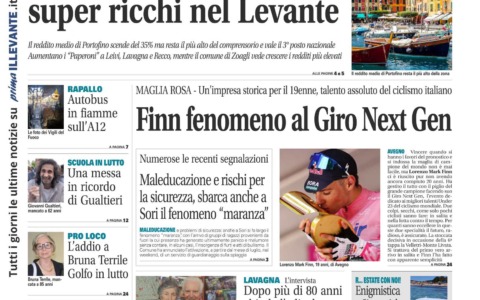 Il Nuovo Levante da oggi in edicola