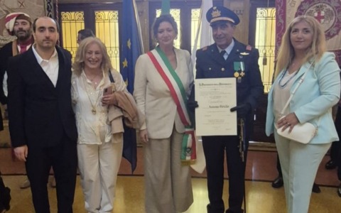 Onorificenza al Merito della Repubblica Italiana al chiavarese Antonio Grullo