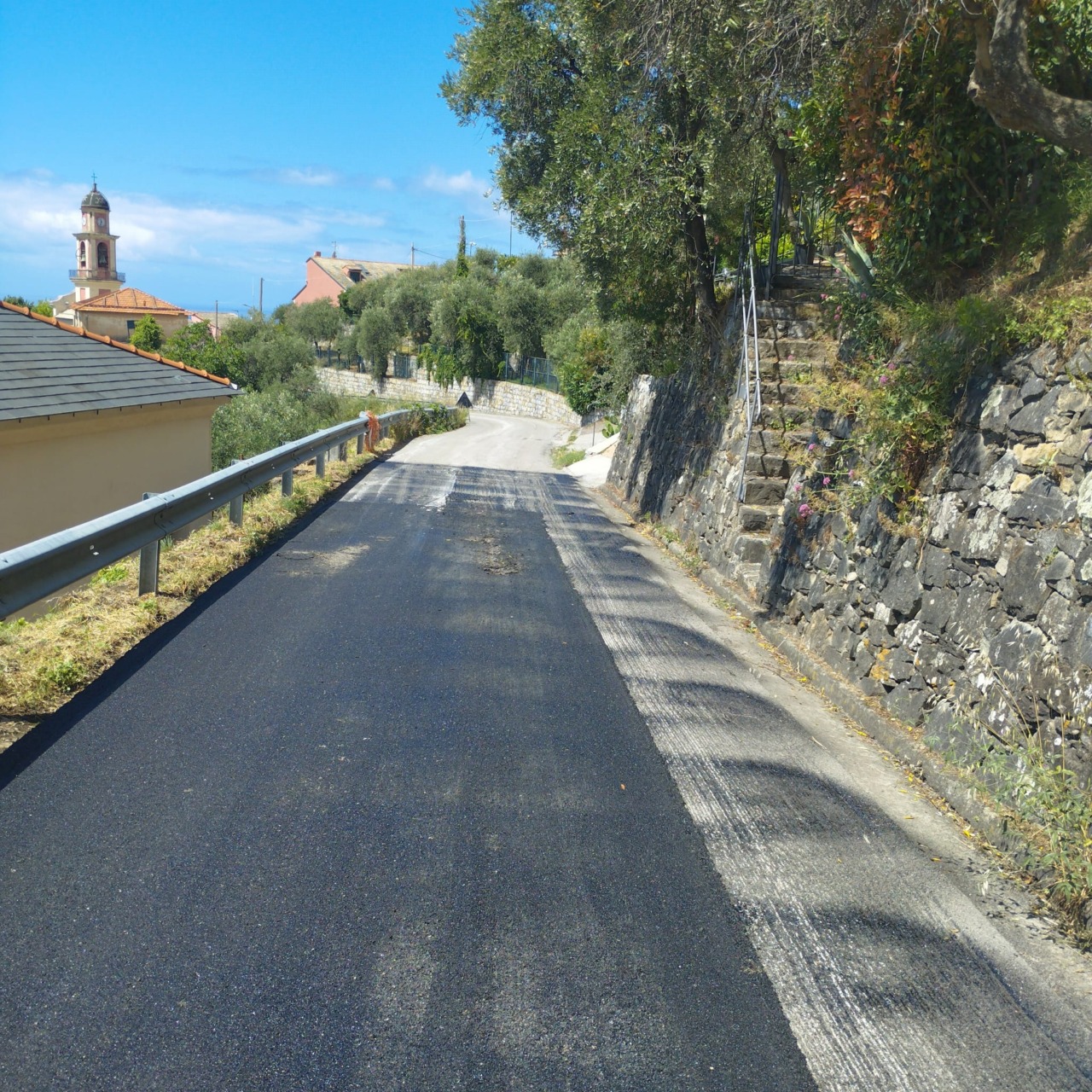 Riapre a Sestri Levante la strada tra Cascine e Loto