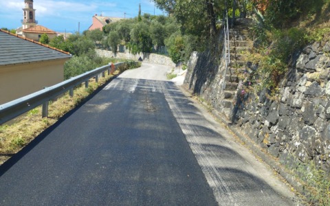 Riapre a Sestri Levante la strada tra Cascine e Loto