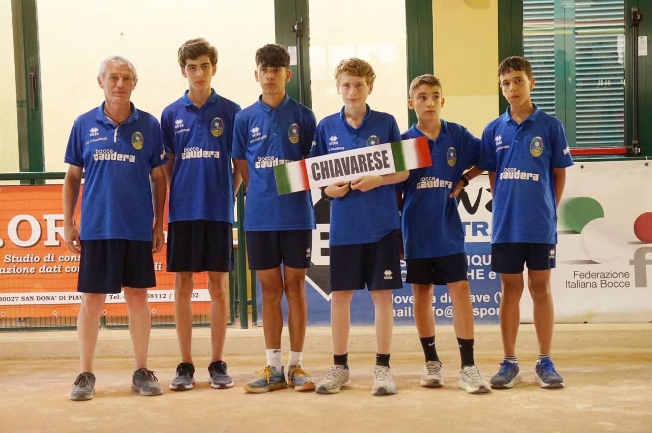 Impresa storica della Chiavarese Bocce: i giovani dell’Under 15 sono Campioni d’Italia
