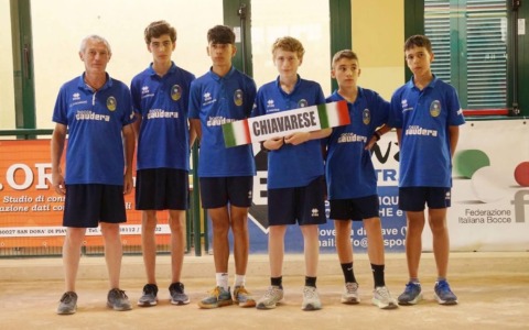 Impresa storica della Chiavarese Bocce: i giovani dell’Under 15 sono Campioni d’Italia