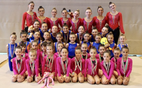 Pro Recco Gym Club ASD ai vertici della Ginnastica Estetica di Gruppo: tre ori e un argento nella finale di campionato