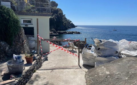 Camogli: a Punta Chiappa avviati i lavori di somma urgenza