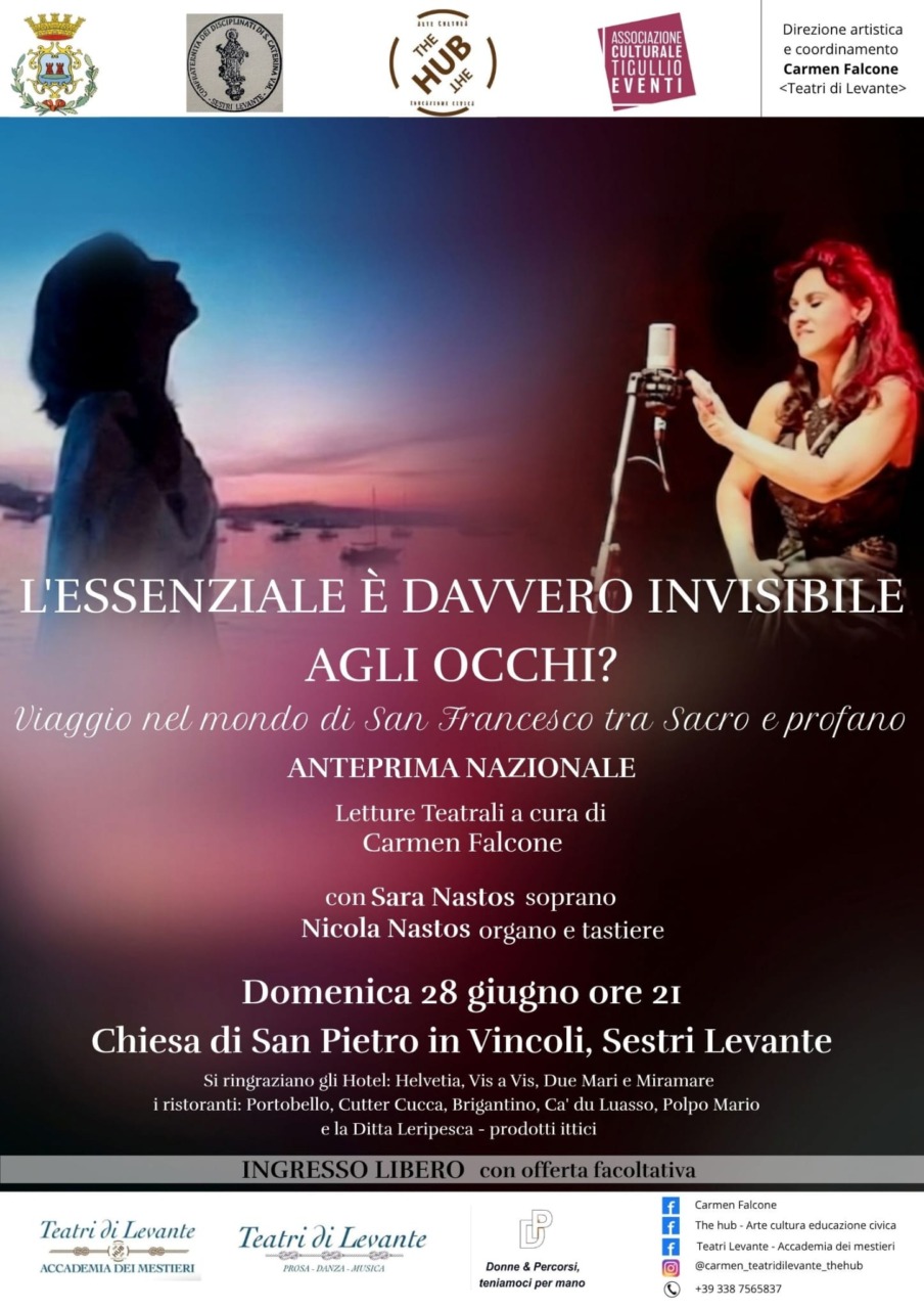 L’essenziale è davvero invisibile agli occhi?”: omaggio a San Francesco tra musica e teatro