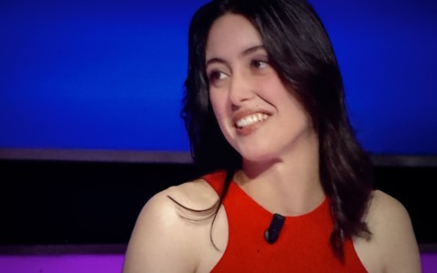 La casarzese Anthea Caroti a “La ruota della fortuna”