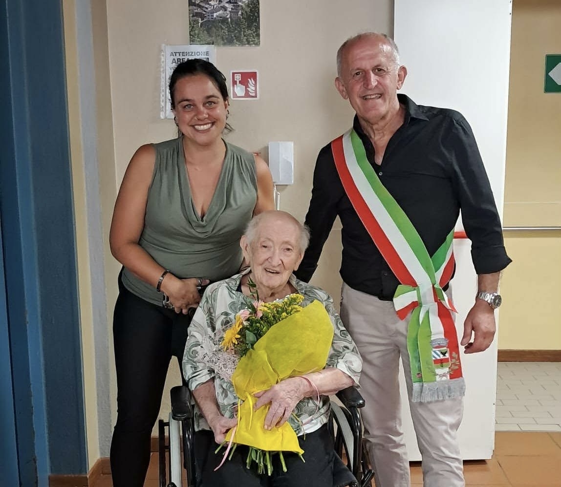 Rezzoaglio, Ersilia Casagrande compie 101 anni