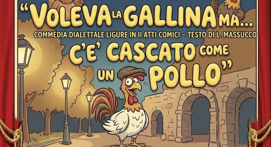 Teatro dialettale al Parco Paolo Sterza con “Voleva la gallina ma… c’è cascato come un pollo”