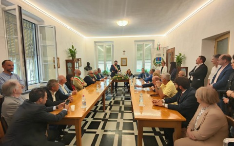 Salis in visita in Val Fontanabuona: «Importante momento di confronto»