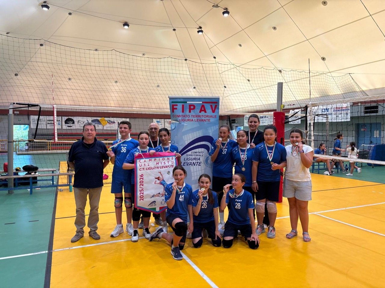 Pallavolo under12: il VBC Rapallo è campione regionale