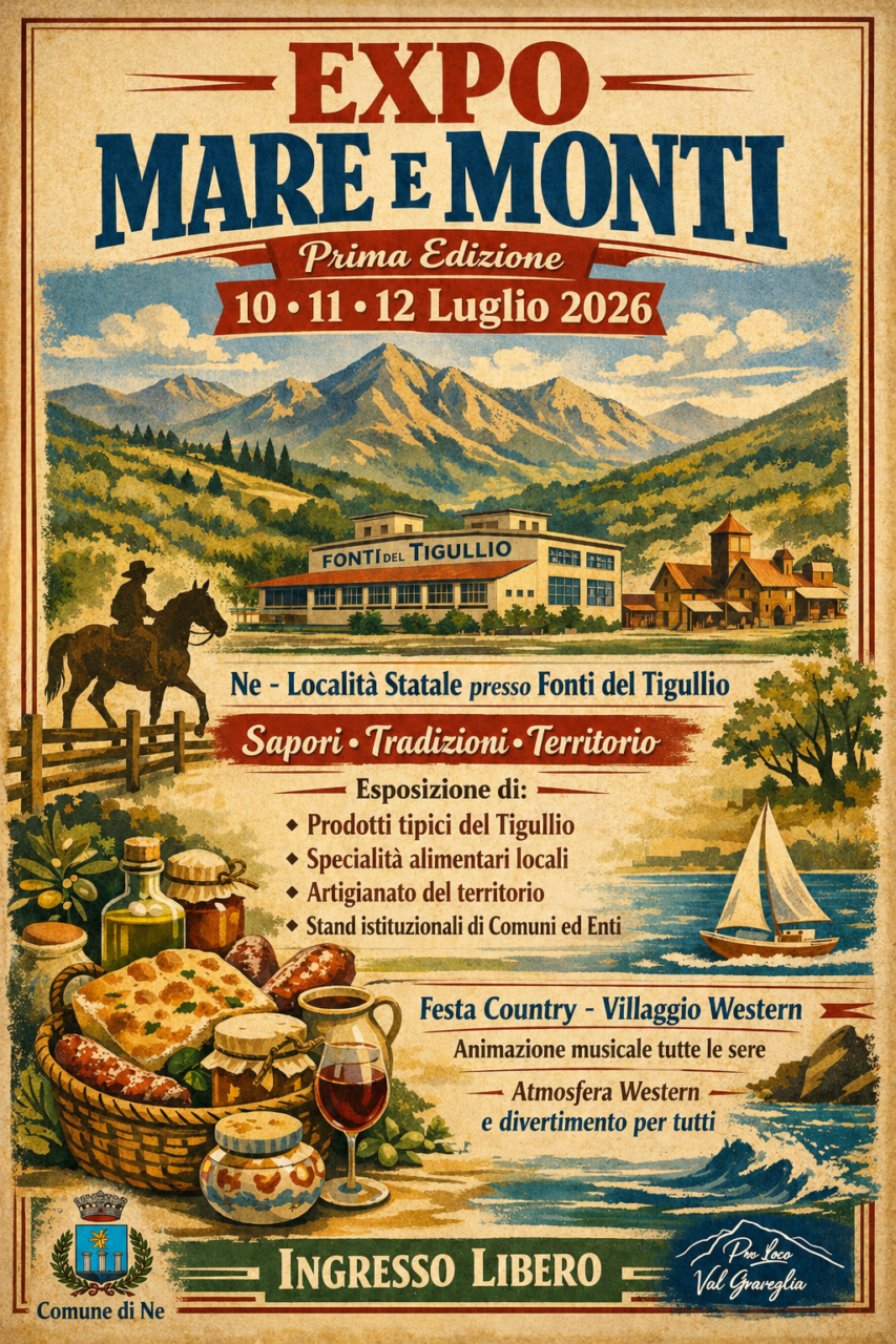 Nasce Expo Mare e Monti, la nuova manifestazione dedicata alle eccellenze del Tigullio