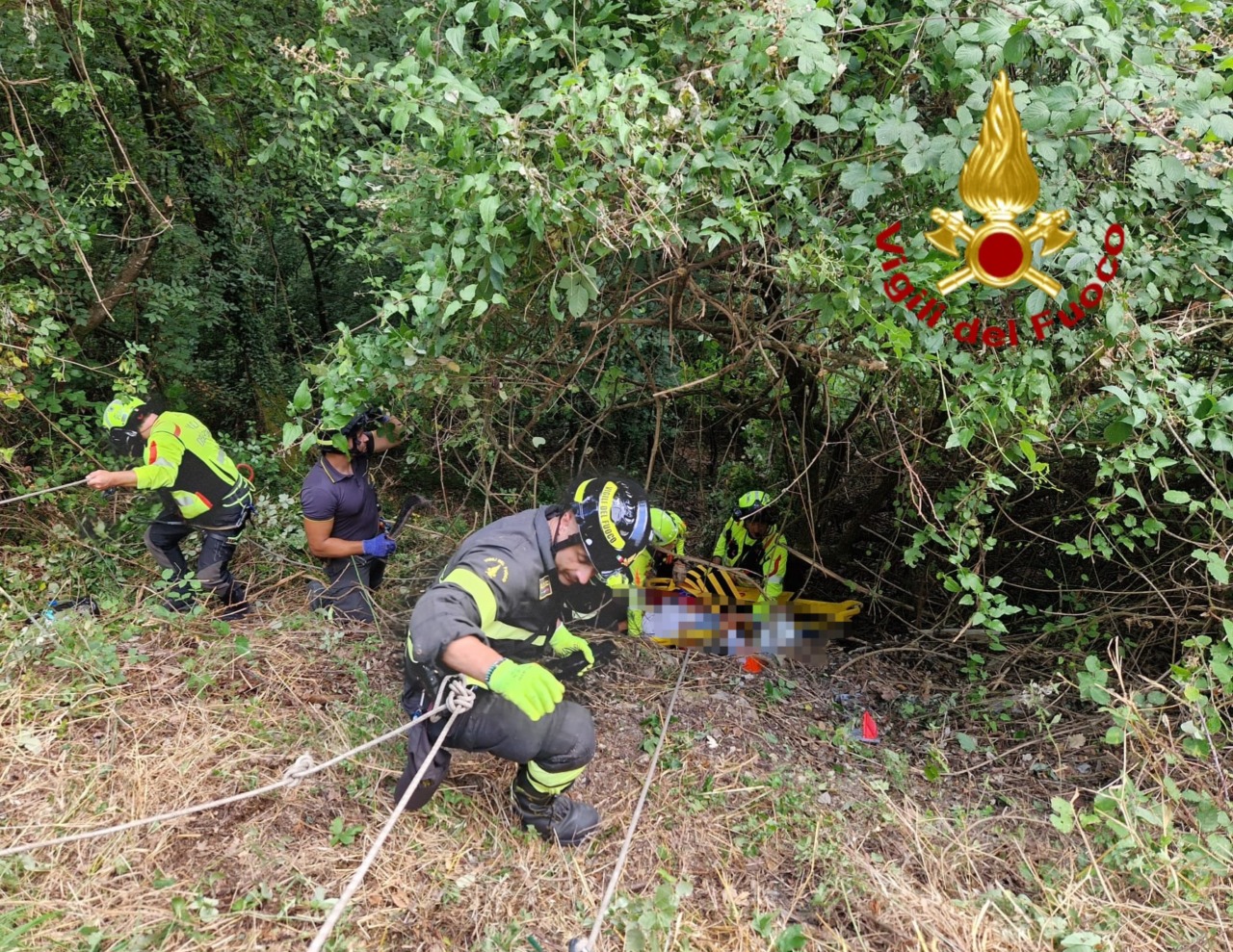 Incidente stradale a Rapallo sulla via alla Crocetta