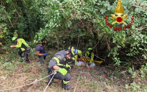 Incidente stradale a Rapallo sulla via alla Crocetta