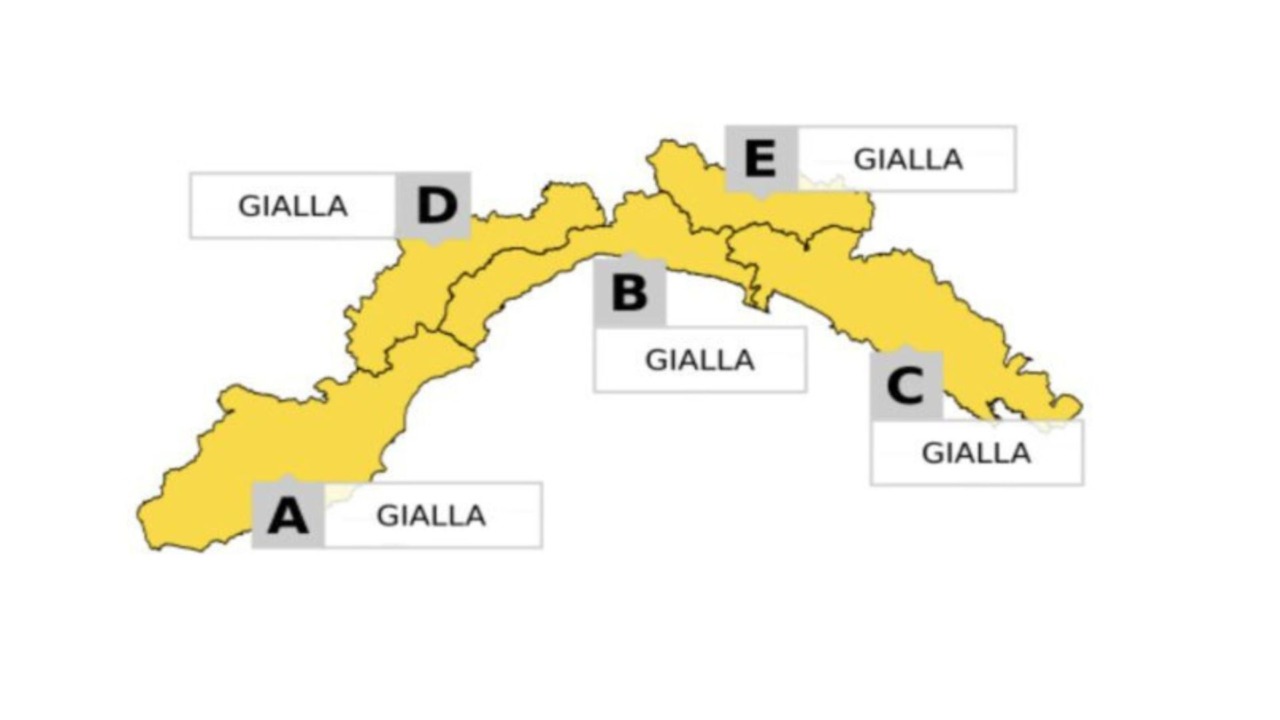 Domenica 26 luglio allerta gialla per temporali sulla regione