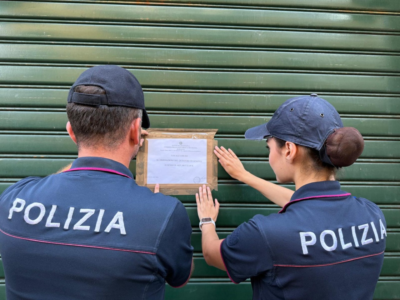 Polizia, il questore di Genova chiude per 30 giorni un bar di Rapallo