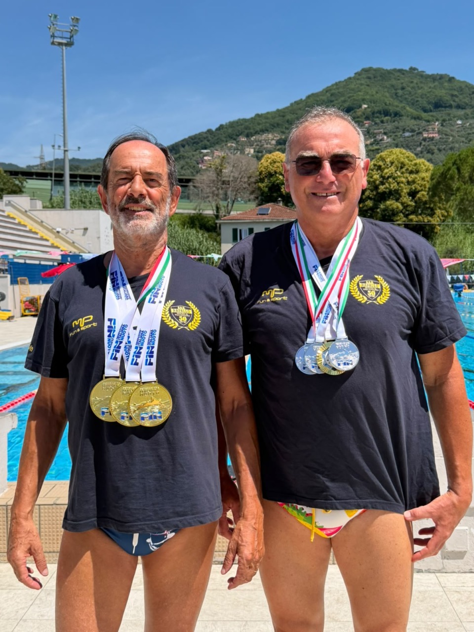 Rapallo Nuoto protagonista ai Campionati Italiani Master: tre ori per Tubino e tre argenti per Barbagelata