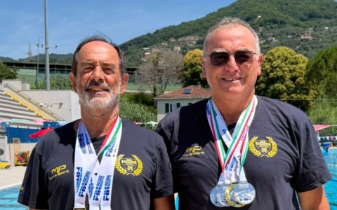 Rapallo Nuoto protagonista ai Campionati Italiani Master: tre ori per Tubino e tre argenti per Barbagelata
