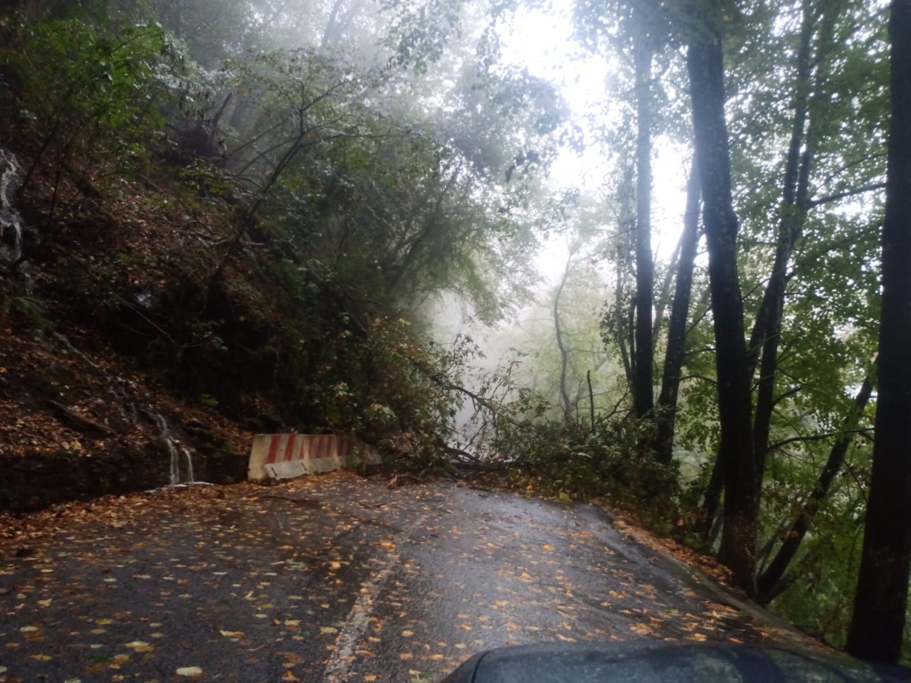 Strada per Montallegro chiusa fino alle 19 per interventi di messa in sicurezza