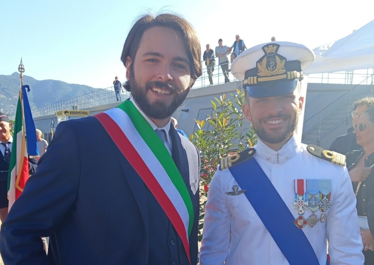 Il tenente di vascello Florio lascia la Guardia Costiera di Santa Margherita Ligure e va al Ministero