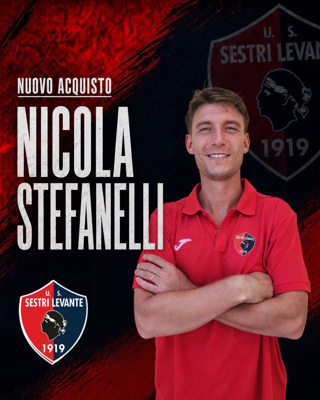 Nicola Stefanelli è un nuovo giocatore dell’U.S. Sestri Levante