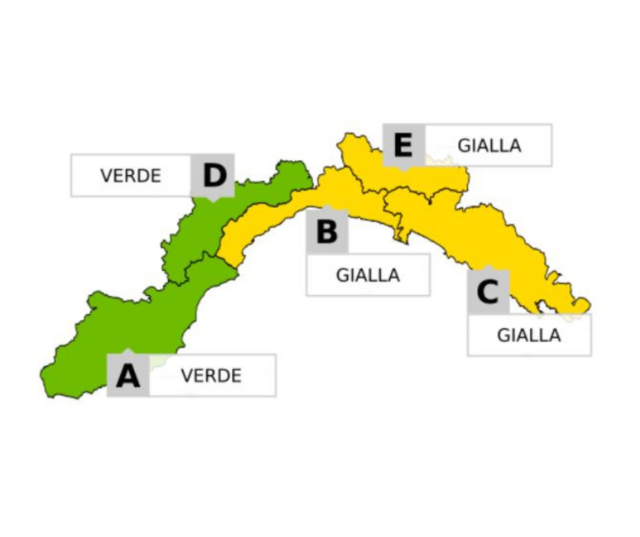 Allerta gialla per temporali su Centro e Levante della Liguria domani, giovedì 20 agosto