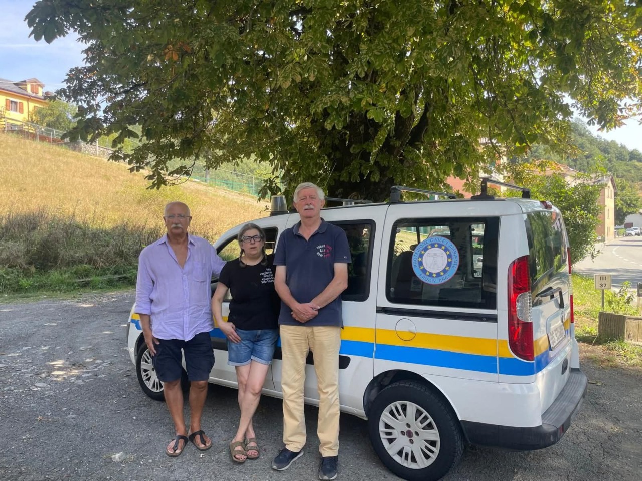 Consegnato un Fiat Doblò JTD alla sezione Val d’Aveto dell’associazione volontari della Protezione civile