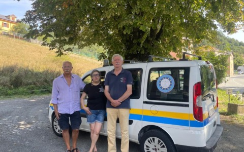 Consegnato un Fiat Doblò JTD alla sezione Val d’Aveto dell’associazione volontari della Protezione civile