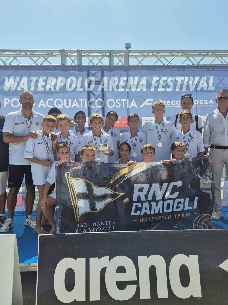 Pallanuoto, Spazio RN Camogli U12 vice campione d’Italia