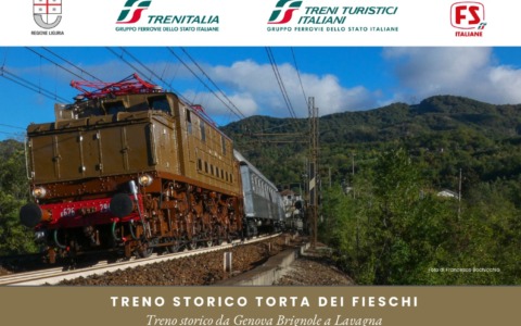 La Torta dei Fieschi si raggiungerà anche con un treno storico