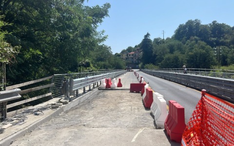 Carasco, riaperto il ponte di Comorga