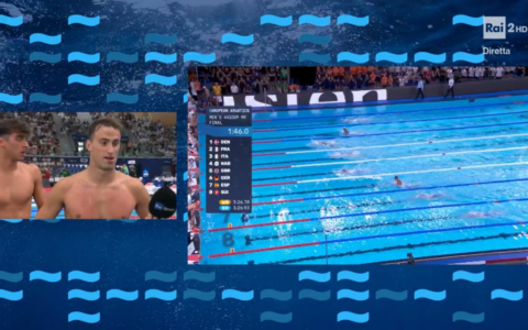 L’Italia vince l’argento nei 4×100 misti con Razzetti