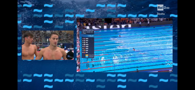 L’Italia vince l’argento nei 4×100 misti con Razzetti