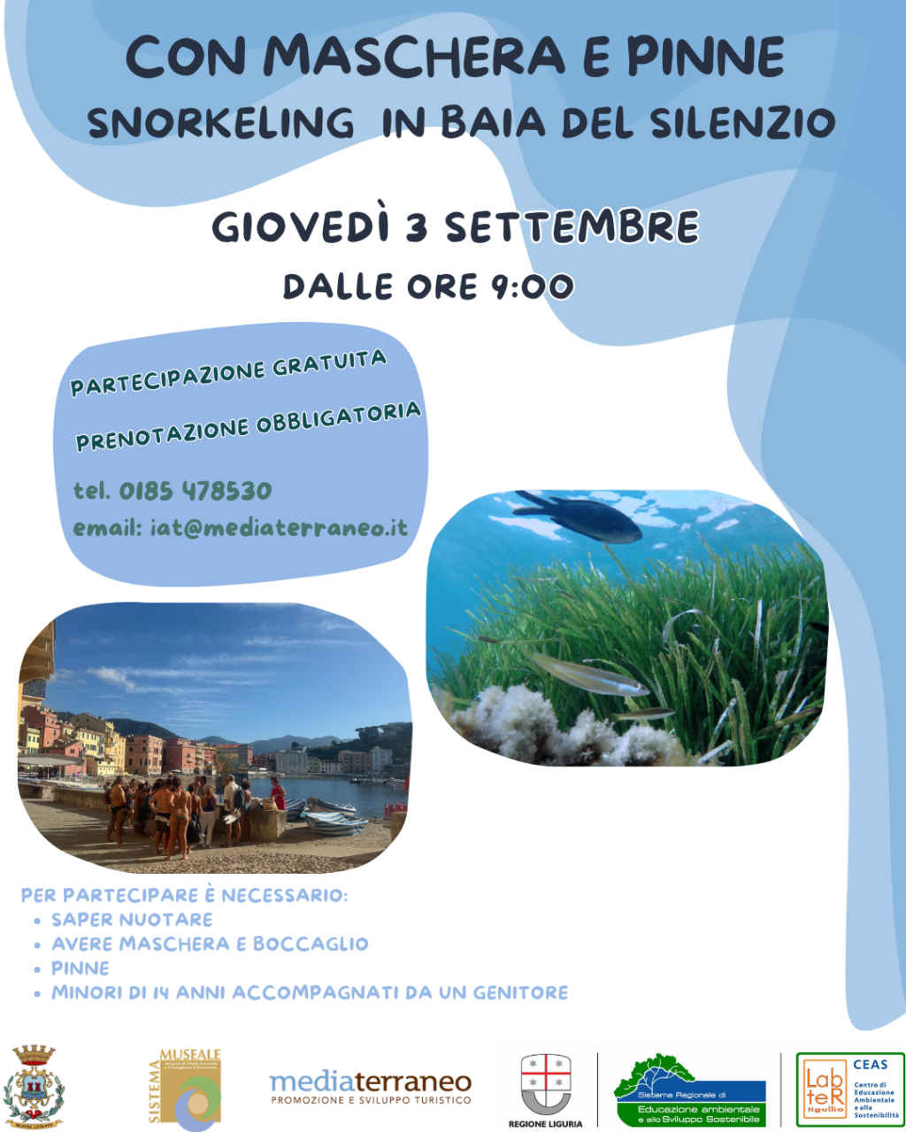 Alla scoperta della Posidonia nella Baia del Silenzio