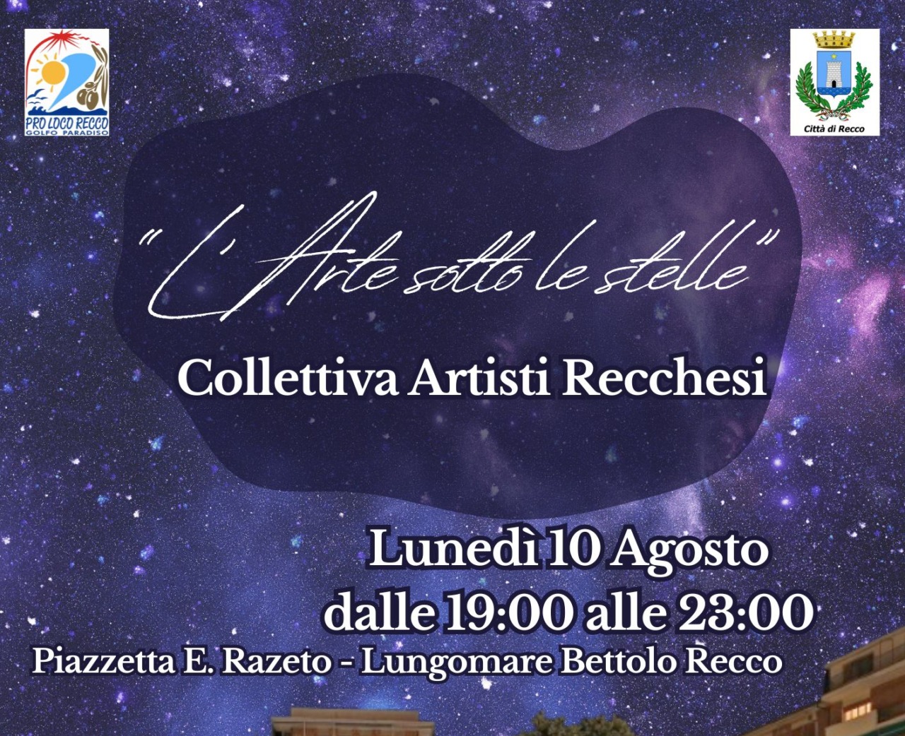 A Recco un’esposizione d’arte per la notte di San Lorenzo
