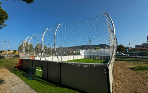 Sestri, un nuovo campetto da calcio al Parco Mandela